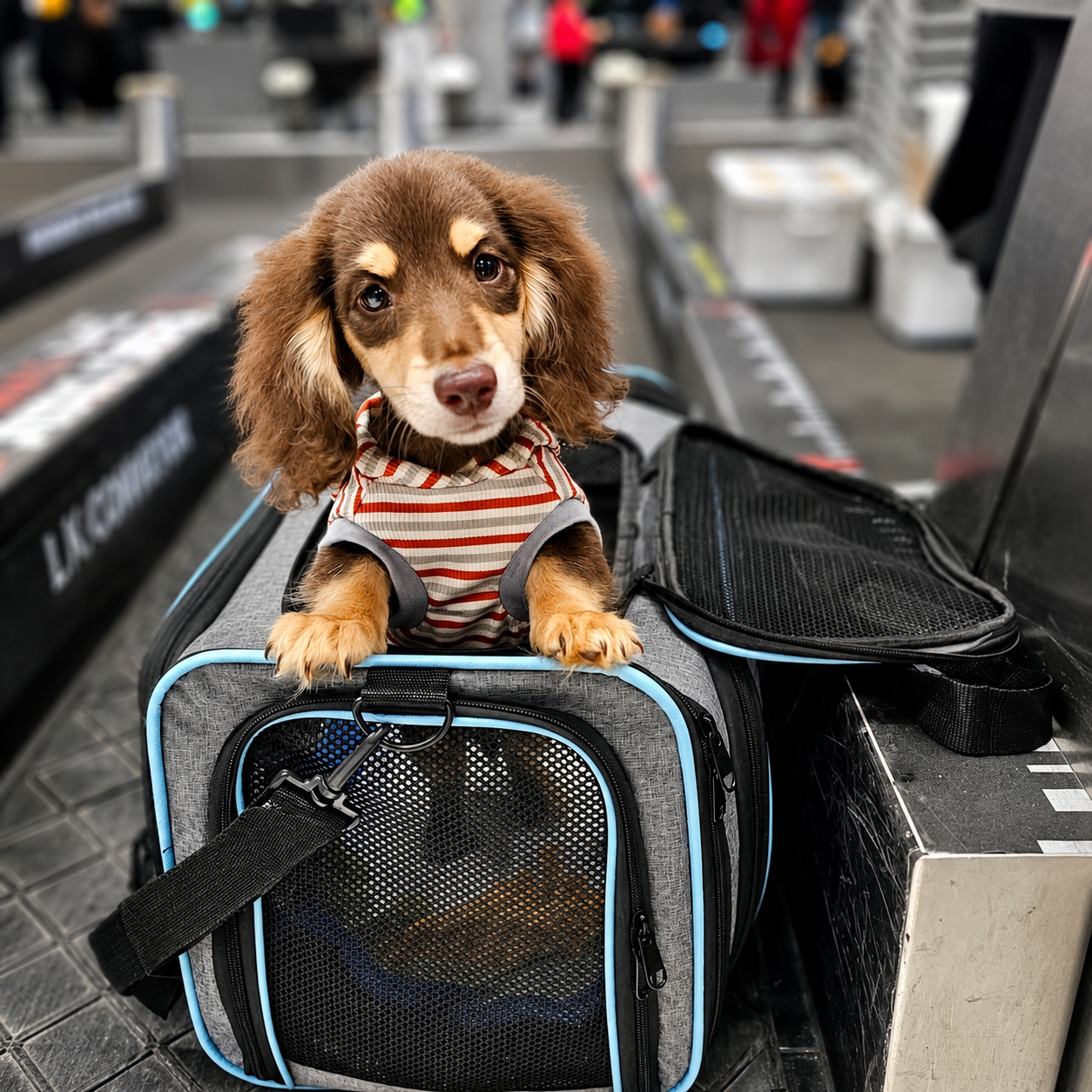 Pet at Check-in Counter