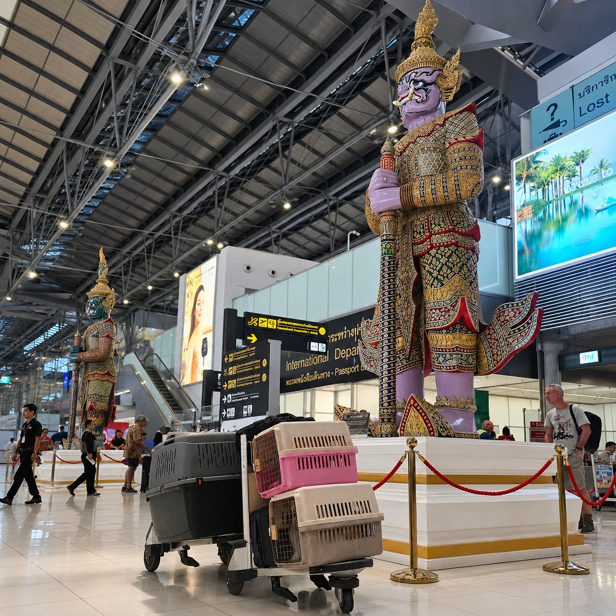 Pet Crates Airport Logistics